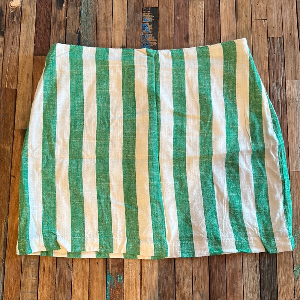 Linen Skirt Sz L